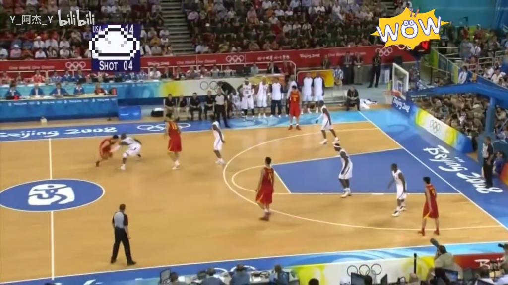 太暴力了!韦德北京奥运会首秀7中7轻取19分精彩集锦!