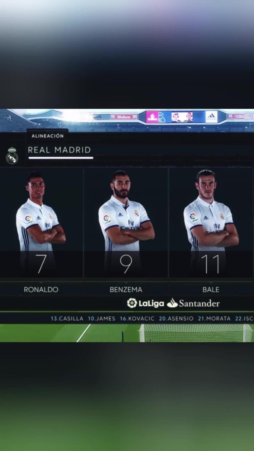 典礼三中场+BBC!皇马这套经典首发是你的的青春吗?