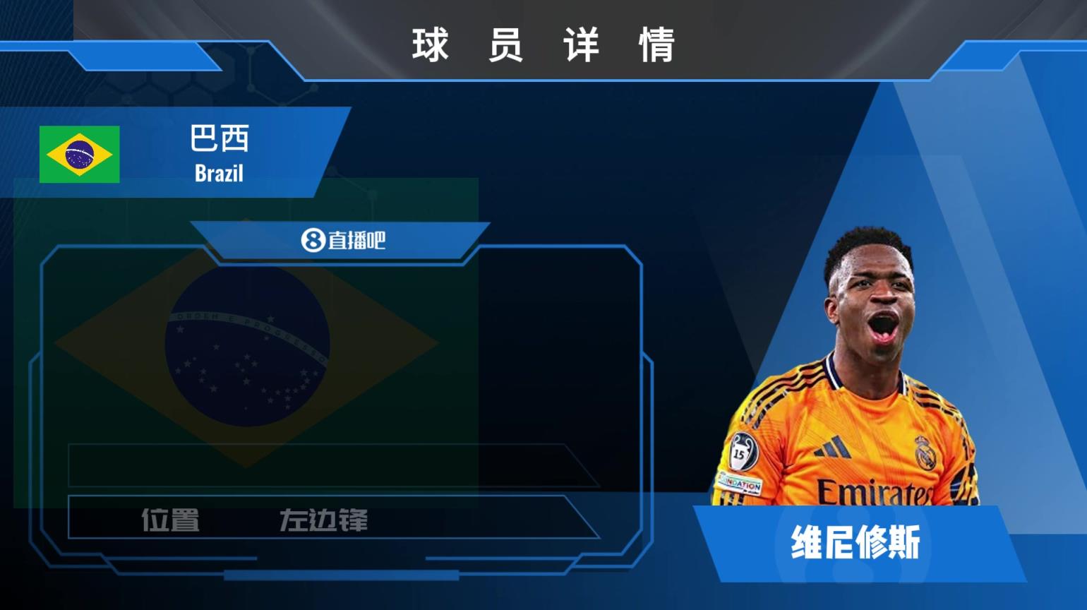 维尼修斯球员集锦:速度与技术兼具的边路天才球员