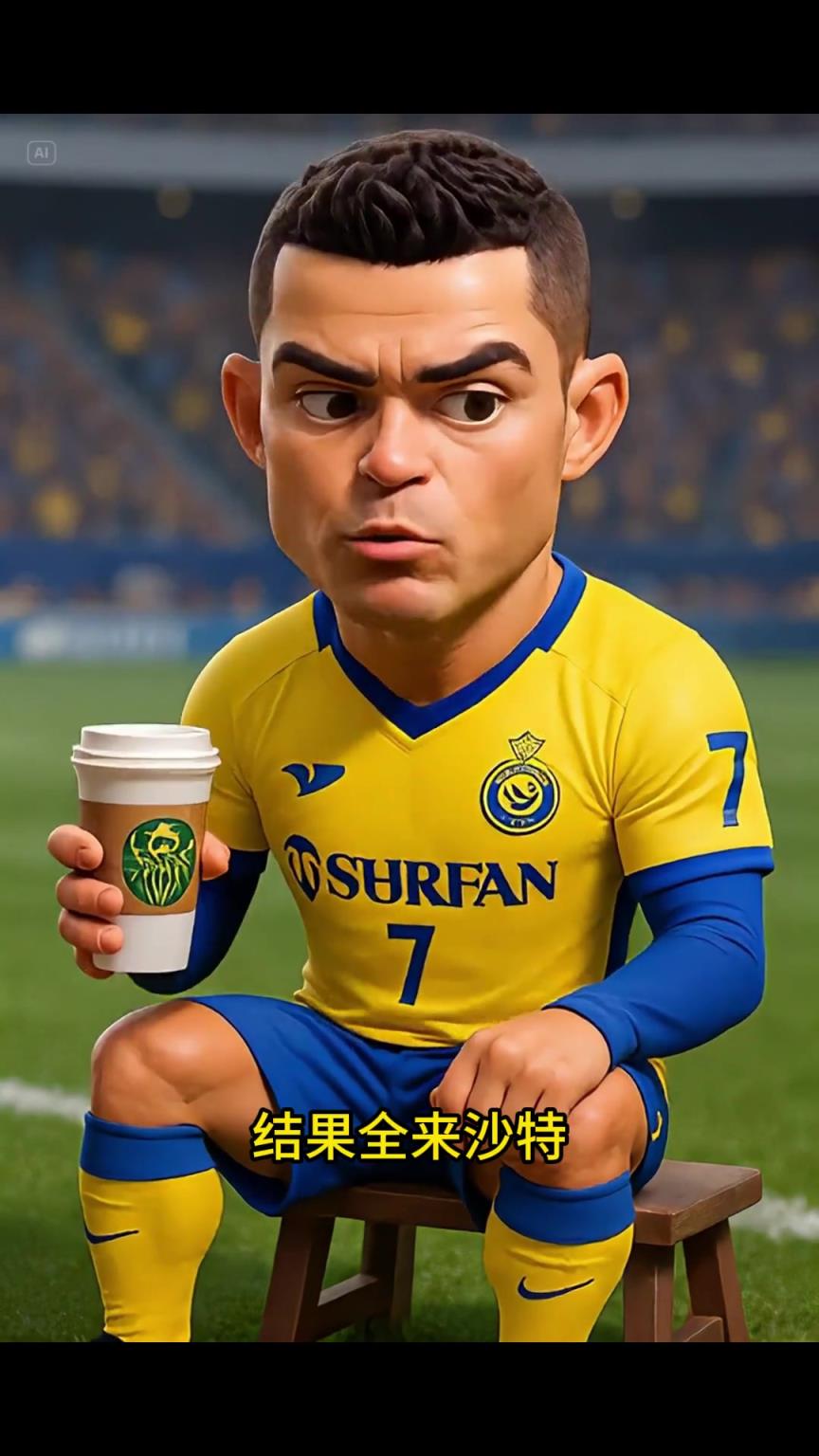 Q版C罗怒问努涅斯:我上早八!你们都说沙特不好结果都来沙特