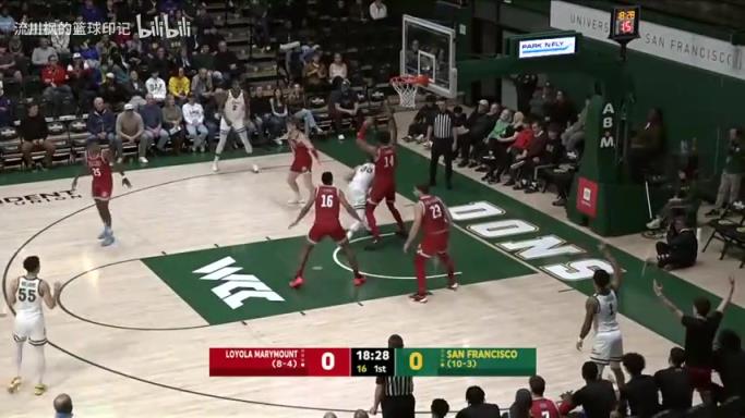 游刃有余!王俊杰NCAA面对劲旅首发27分钟砍下10分4板集锦!