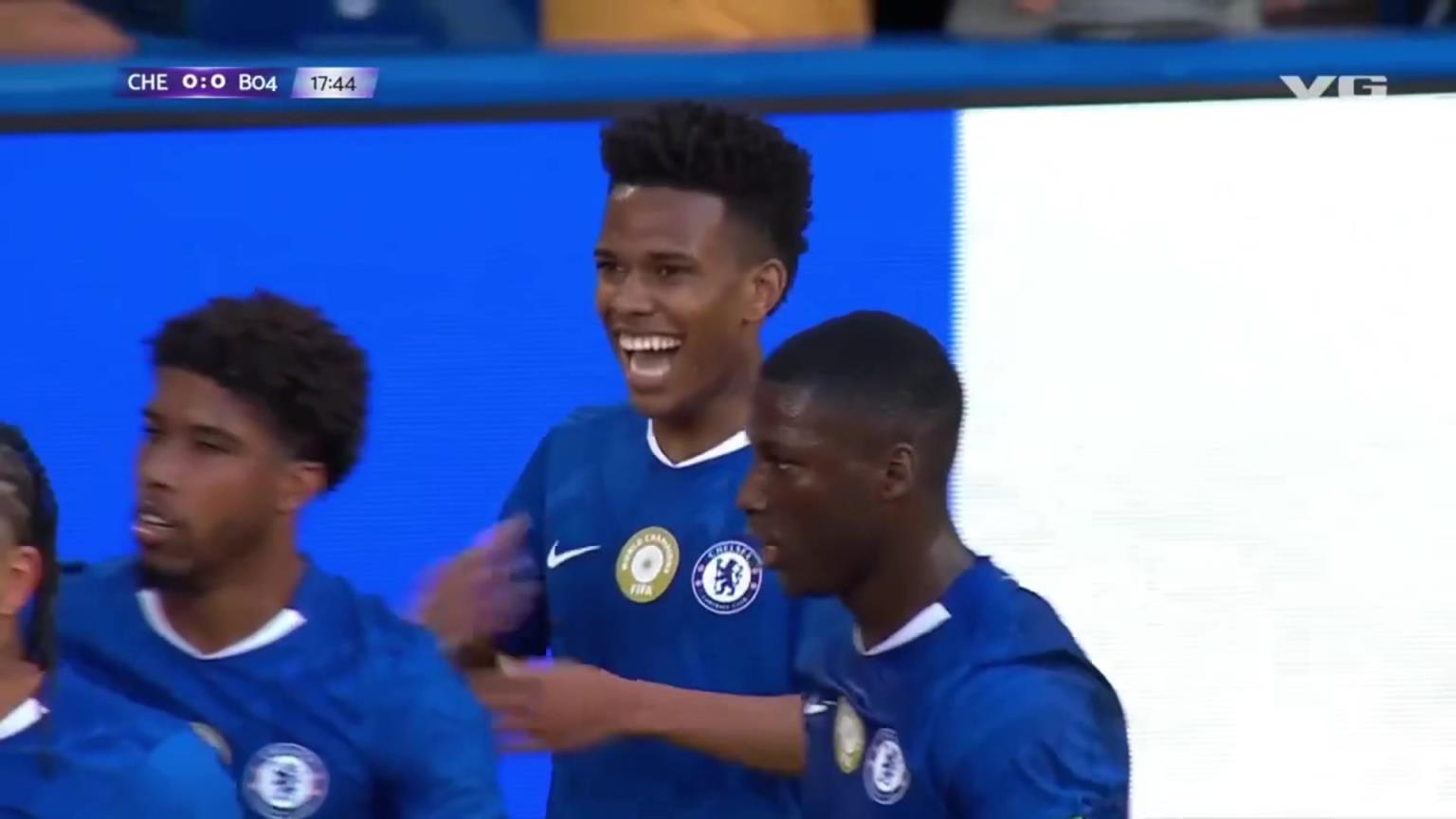 切尔西处子球!帕尔默吊门击中门框,埃斯特旺补射破门