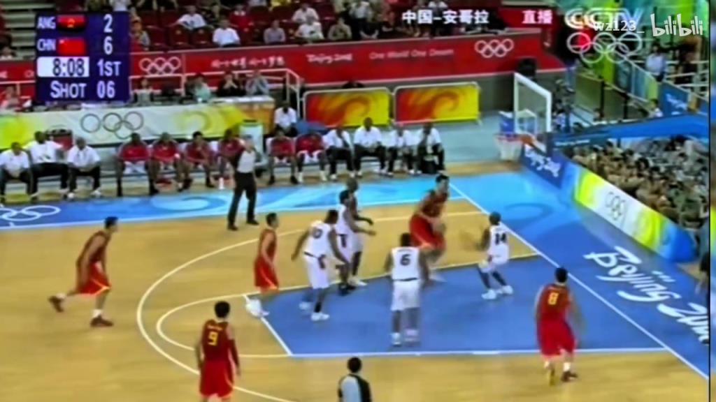 这就是超级中锋!巅峰姚明08年奥运会狂砍30分率队战胜安哥拉!