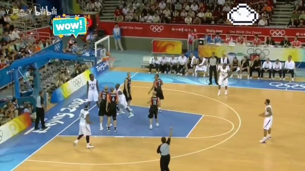 犹如无人之境!韦德08年奥运会对阵德国精彩集锦!天赋碾压!