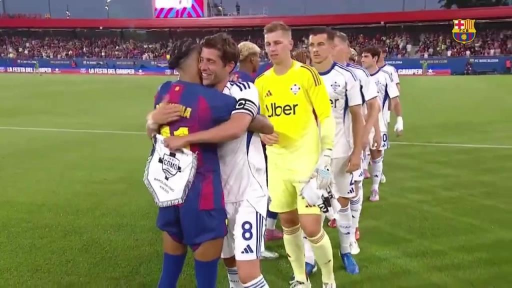 【集锦】甘伯杯-亚马尔双响拉什福德助攻+失空门 巴萨5-0科莫捧杯