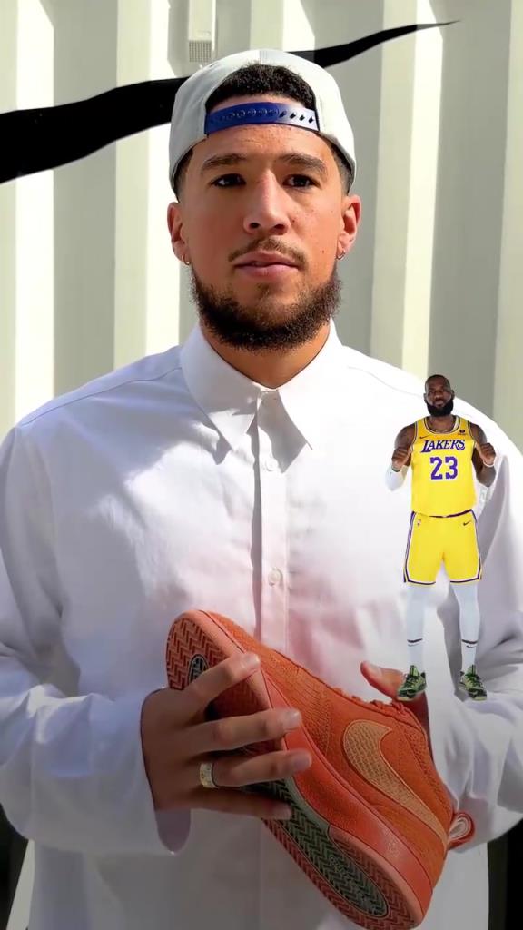 布克选NBA历史最强首发五人:詹姆斯KD科比乔丹大梦!