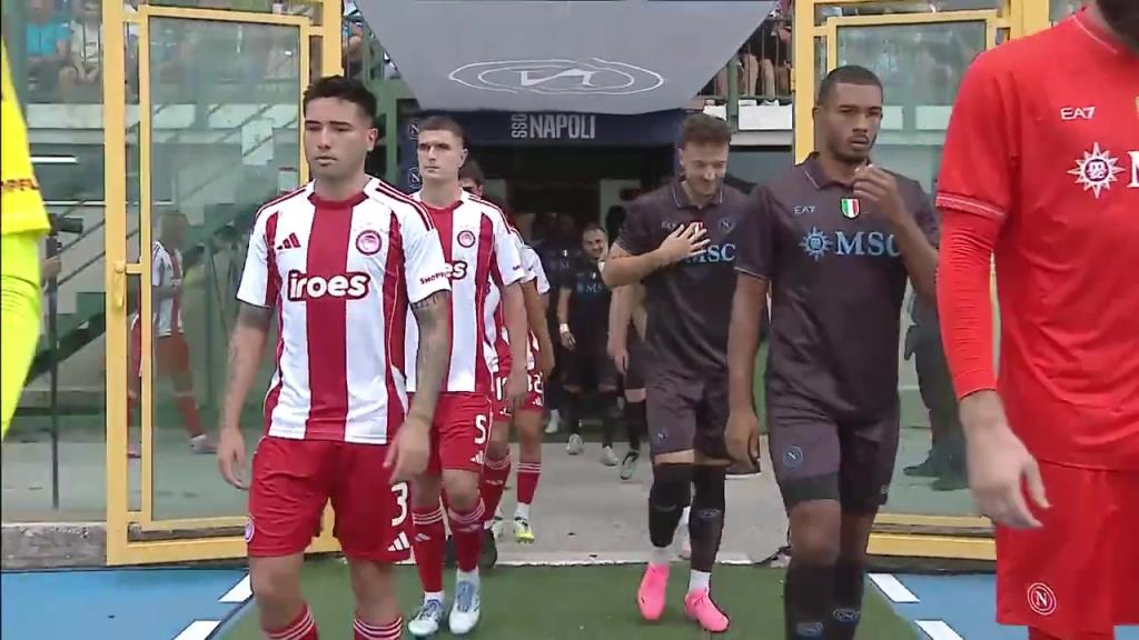 【集锦】友谊赛-波利塔诺卢卡各建一功 那不勒斯2-1奥林匹亚科斯