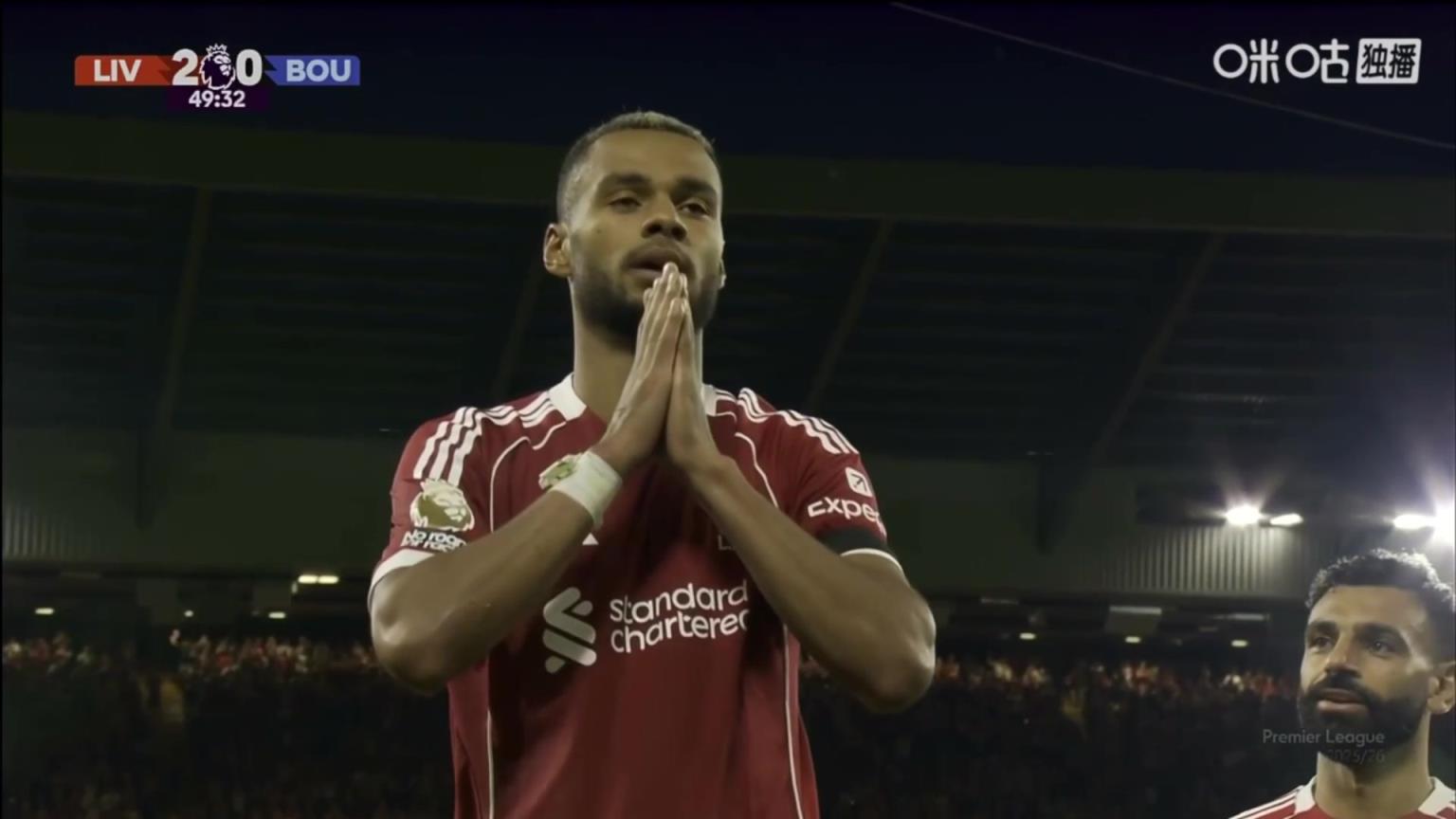 利物浦再下一城!埃基蒂克做球助攻,加克波内切低射破门建功!