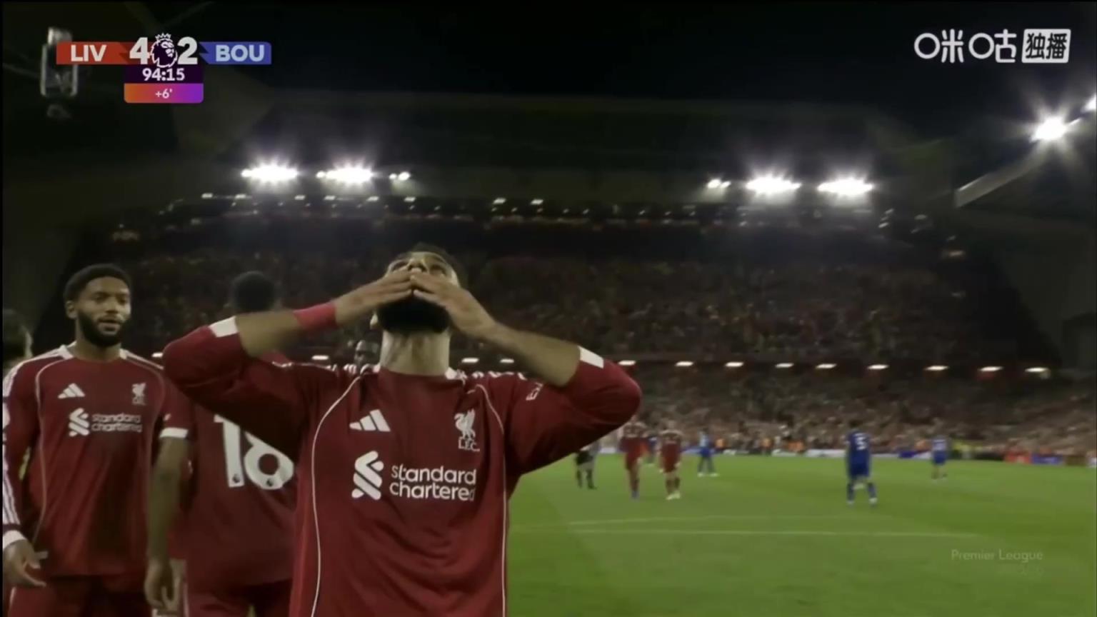 利物浦4-2杀死比赛!萨拉赫禁区内连续晃动打门得手!