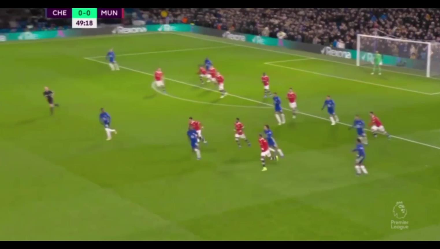 名场面!桑乔拉什福德二打一直面门将,拉什福德一直越位……