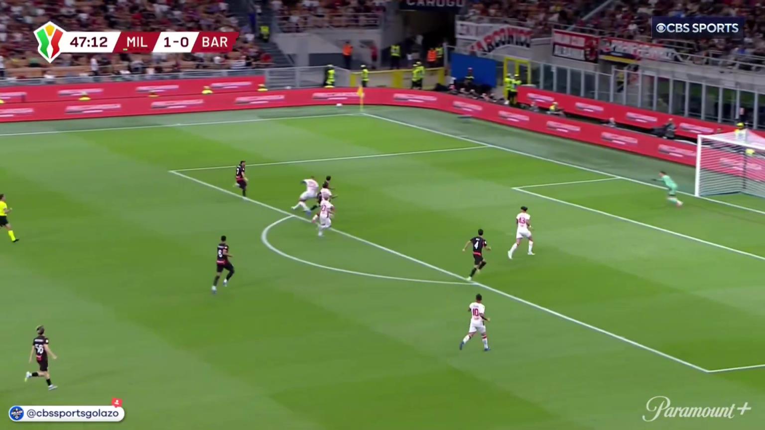 扩大比分!S-希门尼斯横传,普利希奇转身低射破门