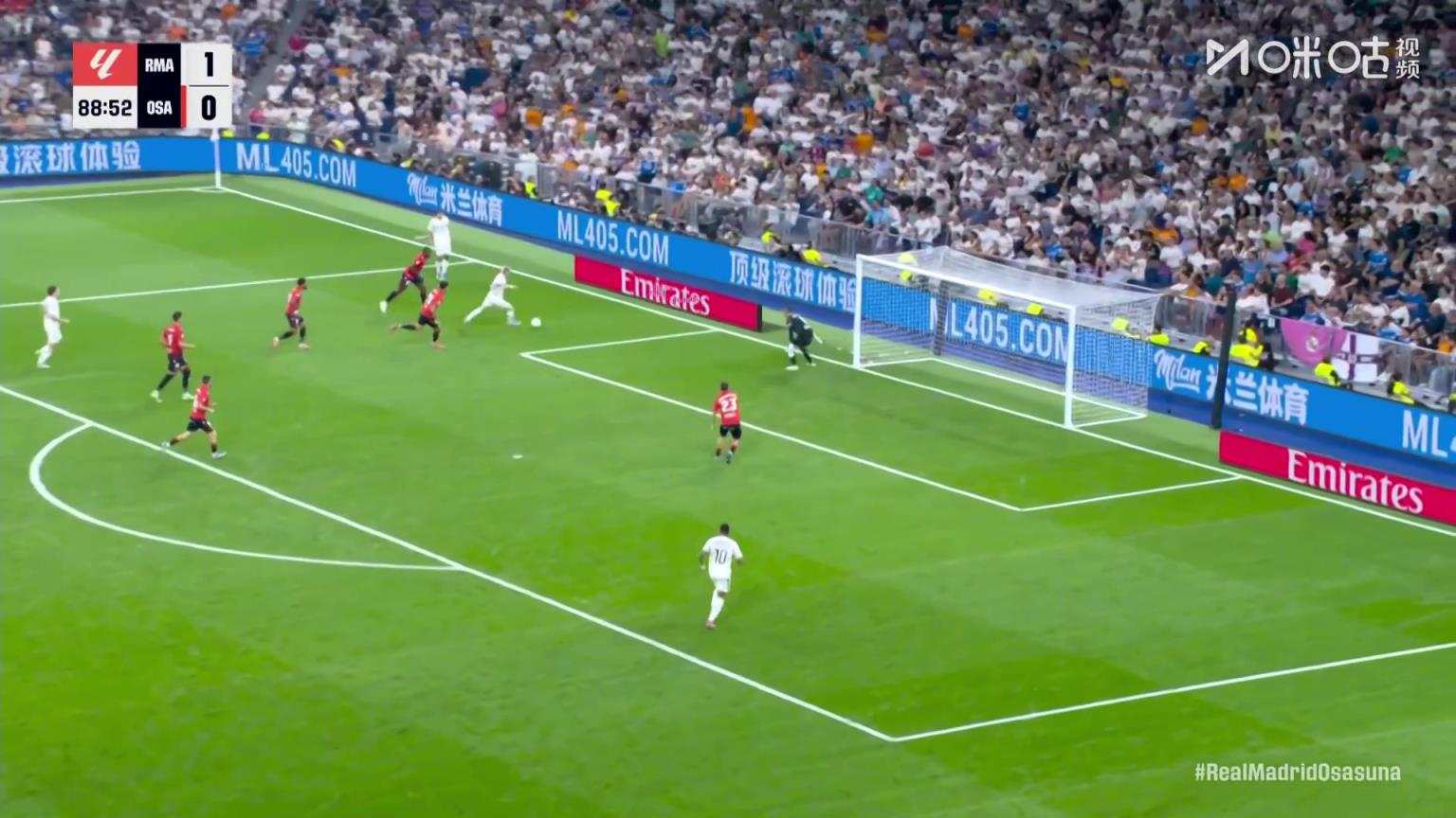 就是自信!贡萨洛传中,马斯坦托诺底线零角度攻门被没收