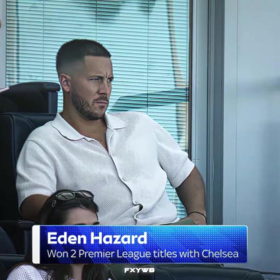 故地重游!上周切尔西比赛看台上的阿扎尔!会想到当年的自己吗?