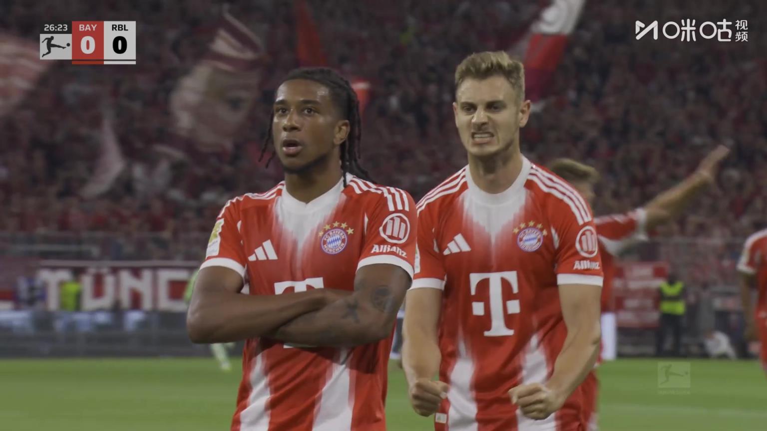 新赛季德甲首球!奥利塞禁区内抽射破门!拜仁1-0领先莱比锡!