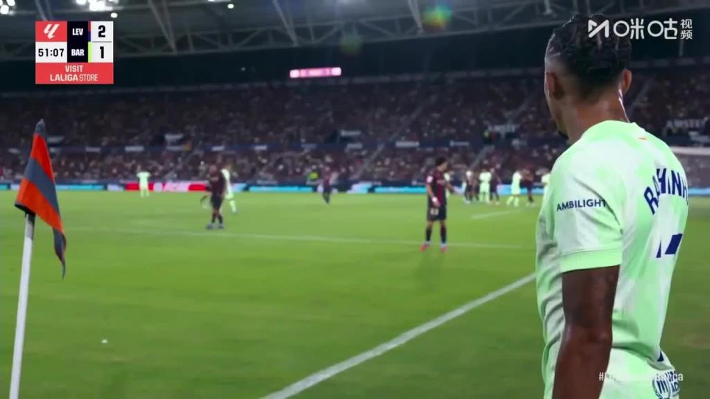 巴萨三分钟两球2-2迅速扳平!费兰门前凌空垫射破门建功!