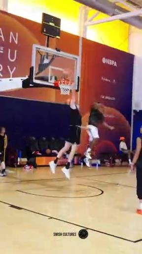 人类反手扣精华!步行者新中锋赫夫野球集锦!很强硬啊!