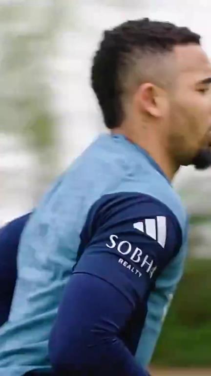 热苏斯晒训练视频，配文：7个月来饱受痛苦，如今终于轻松