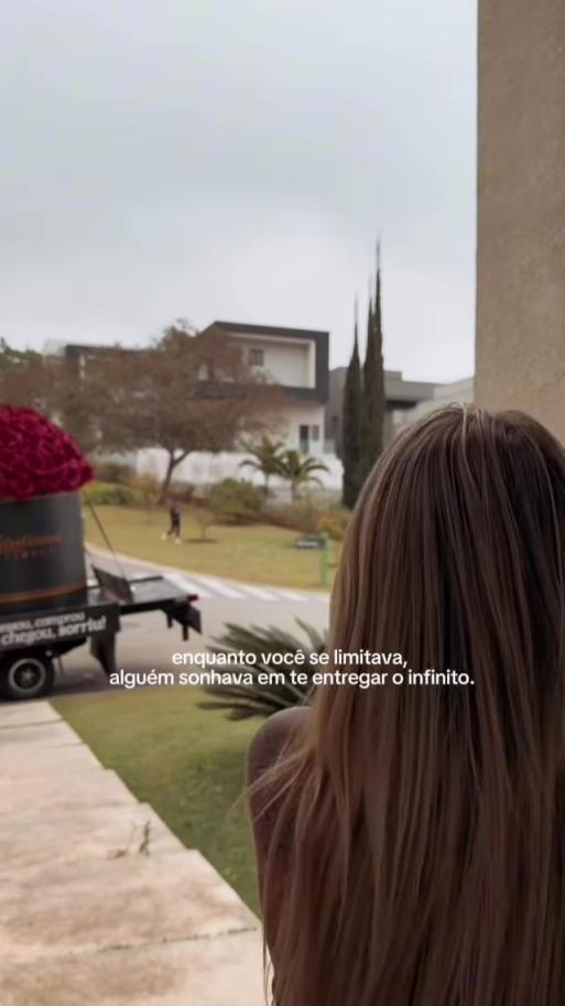 罗德里戈前女友收到了超大玫瑰花束,这新欢送的还是罗德里戈送的