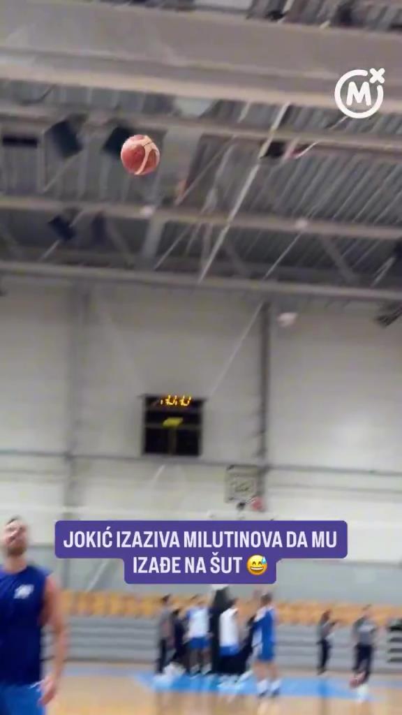 轻松备战!看看约基奇的三分训练,这手感真柔和啊!