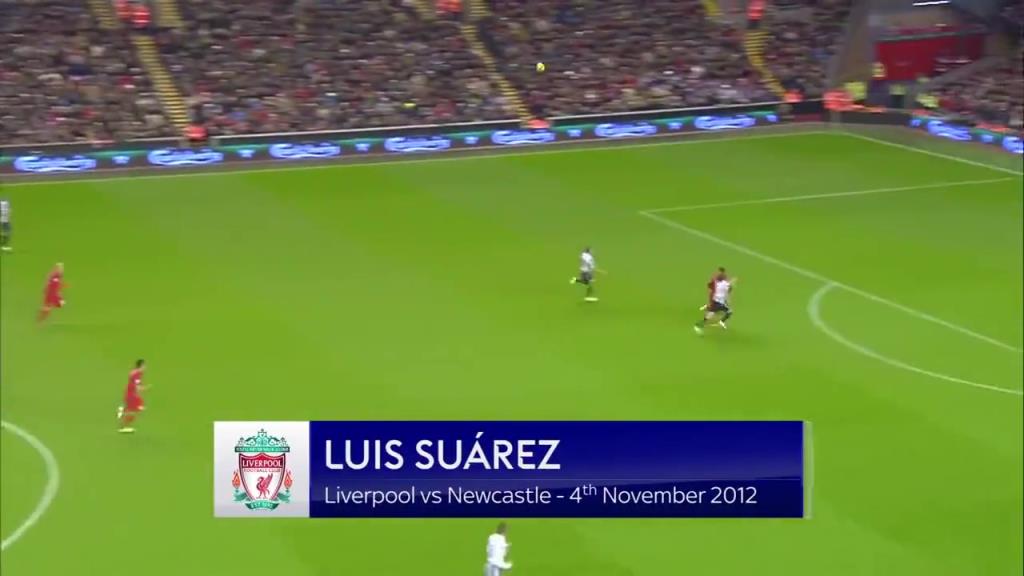 这停球太写意了！名场面：苏牙神级停球过掉门将轻松进球！