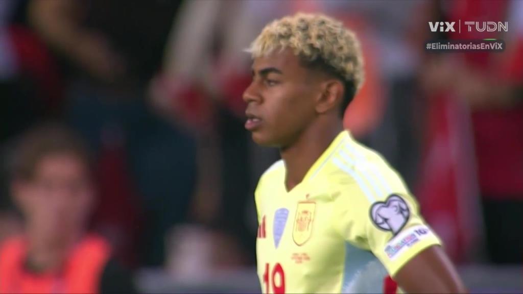 【集锦】世预赛-梅里诺戴帽佩德里双响亚马尔2助 西班牙6-0土耳其